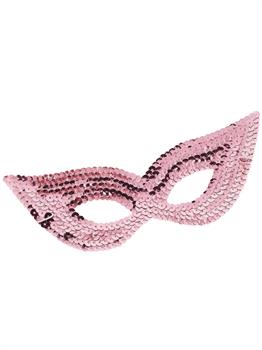 Pink Sequin Eye Mask