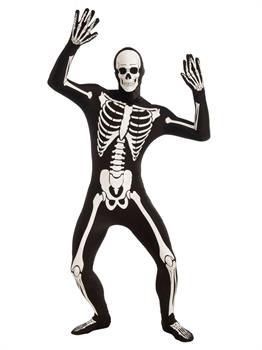 Mens Disappearing Man - Skeleton (Standard) Costume