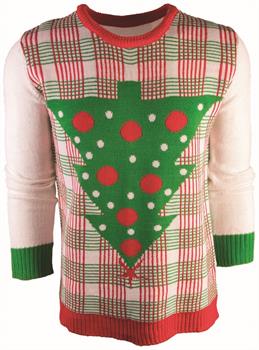 Adult Upside Down Tree Ugly Sweater