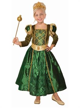 Girl's Princess Gilded Green Costume