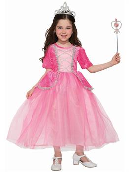 Girl's Princess Silver Rose Costume