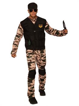 Men's Combat Soldier Costume