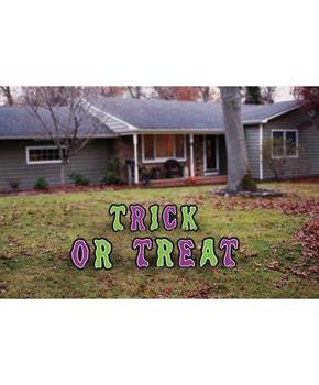 Trick Or Treat Yard Décor Sign
