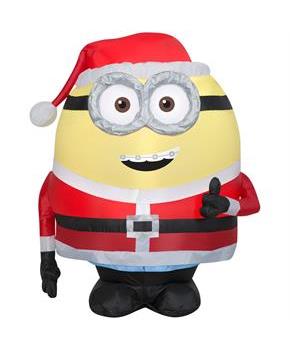 Minions Otto Christmas 3 Ft. Airblown Inflatable