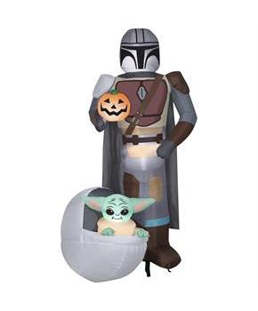 Star Wars The Child & Mandalorian 6.5 Ft. Airblown