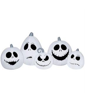 NBC Jack Pumpkin Faces 7.5 Ft. Airblown Inflatable