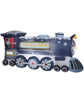 9 Foot The Polar Express Light Up Christmas Inflatable Lawn Decoration