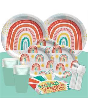 Retro Rainbow Party Pack (16 Guests)