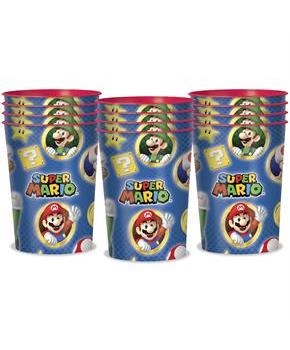 Super Mario Plastic Favor Cups