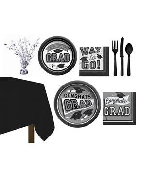 Grad Silver Tableware Kit (20 Guests)