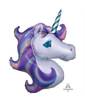 Unicorn 33 Jumbo Shaped Foil Balloon