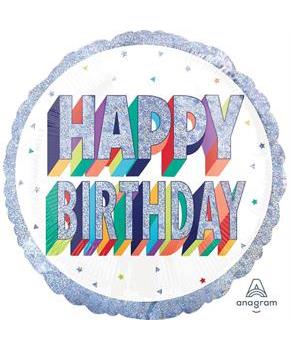 Heres To Your Birthday 18" Foil Balloon