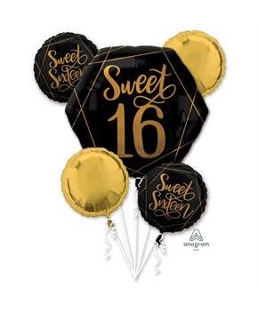 Elegant Sixteen Balloon Bouquet