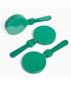Green Round Clapper