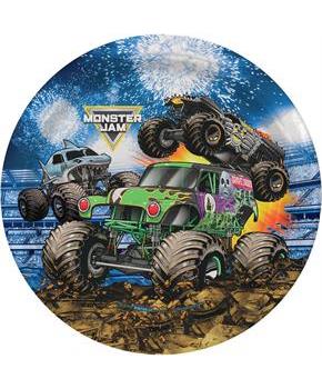 Monster Jam Grave Digger Party Dinner Plates (8)