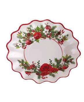 Festive Shaped 10.5" Lunch Plate (8)