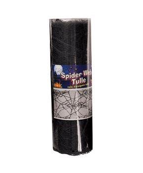 Black Spider Web Tulle 5Yds