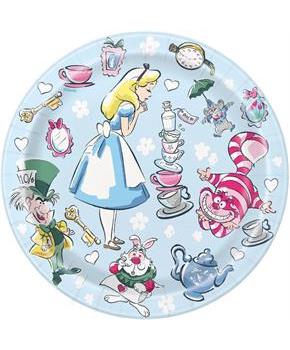 Alice in Wonderland 7" Dessert Plates (8)