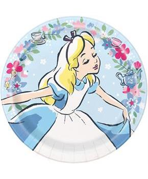Alice in Wonderland 9" Lunch Plates (8)