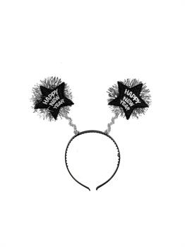 NYE Headband 2 Star Blk/Silver (1)