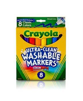 Crayola 8ct. Ultra-Clean Washable Markers, Classic