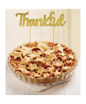 Thankful Pie and Cake Pick Topper