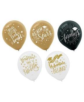 Grad Adventure Latex Balloons (15)