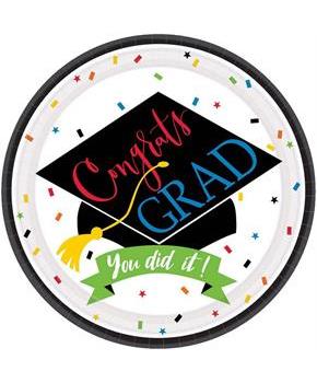 100% Done Grad Lunch Plates (60)