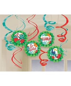 Tropical Junlge Fan & Swirl Decorating Kit