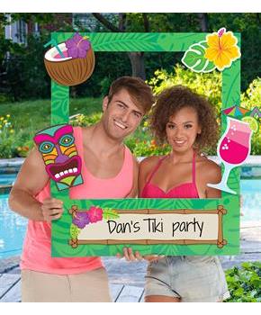 Tiki Giant Customizable Photo Frame and Cutouts