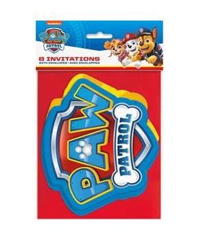 Paw Patrol Invitations