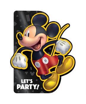 Mickey Mouse Forever Foil Invitations (8)