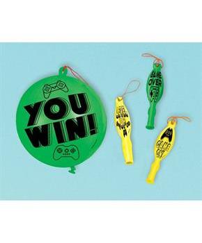 Level Up Punch Balloon Favors (4)