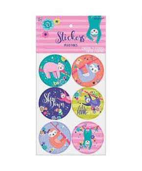 Sloth Celebration Stickers (24)