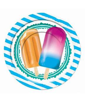 Popsicle Party 7" Dessert Plate