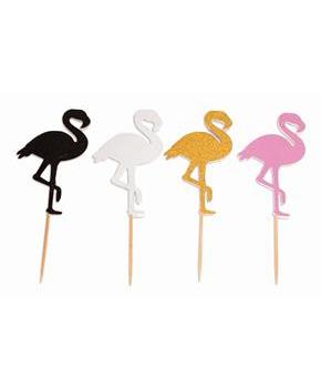Flamingo Assorted Cupcake Picks