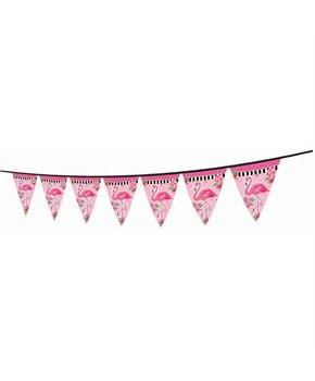 Flamingo Paper Pennant Banner