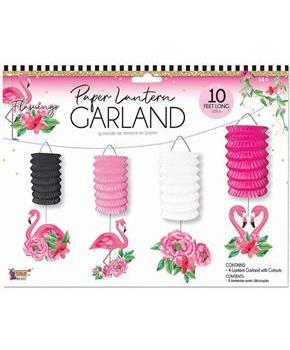 Flamingo Paper Lantern Set