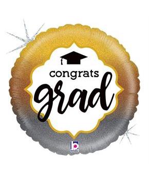 Ombre Grad 18" Holographic Foil Balloon