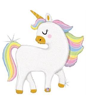 Dreamy Unicorn 48" Holographic Foil Balloon