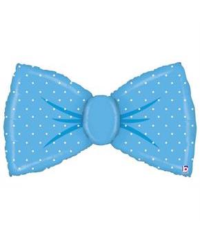 Blue Bowtie 42" Foil Balloon