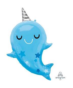 Narwhal Baby 31" Foil Balloon