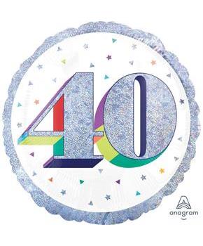 Here's To Your Birthday Foil Balloon - 40