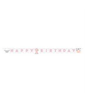 Sweet Farmhouse 1st Birthday Ribbon Banner