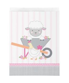 Sweet Farmhouse Birthday Paper Treat Bags (10)