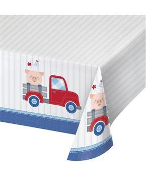 Charming Farmhouse 1st Birthday Platic Table Cover