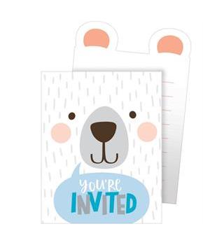 Birthday Bear Pop Up Invitations (8)