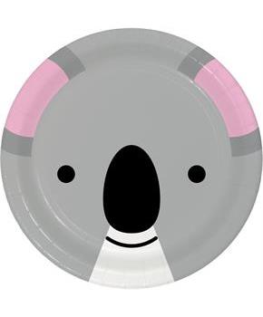 Zoo Animals Koala Dessert Plates (8)