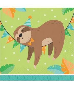 Sloth Lunch Napkins (16)