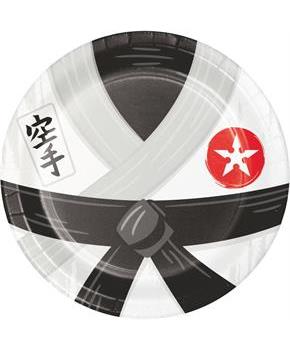 Karate Lunch Plates (8)